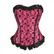 corsetto rosa e nero